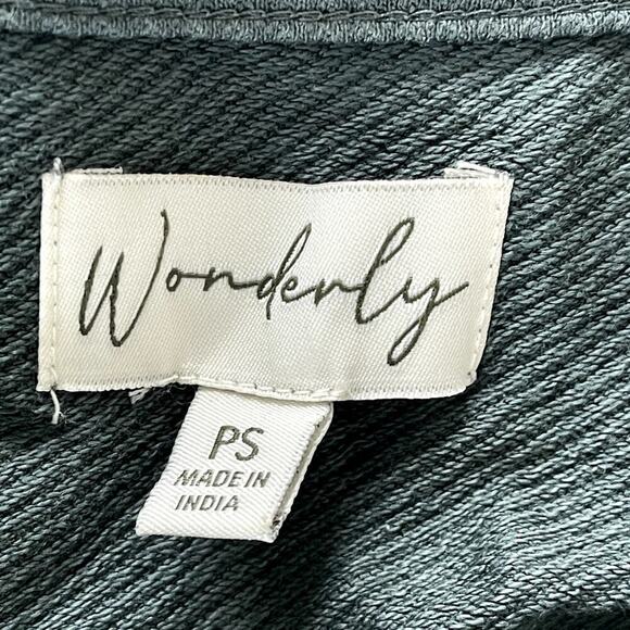 WONDERLY PUFF SLEEVE GREEN‎ TOP SIZE PS - Picture 7 of 8